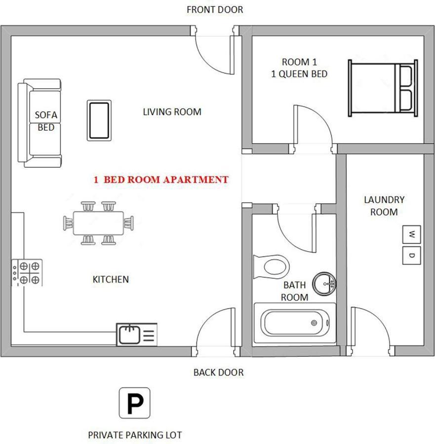 1 Or 3 Bedroom Apartment With Full Kitchen Page Luaran gambar