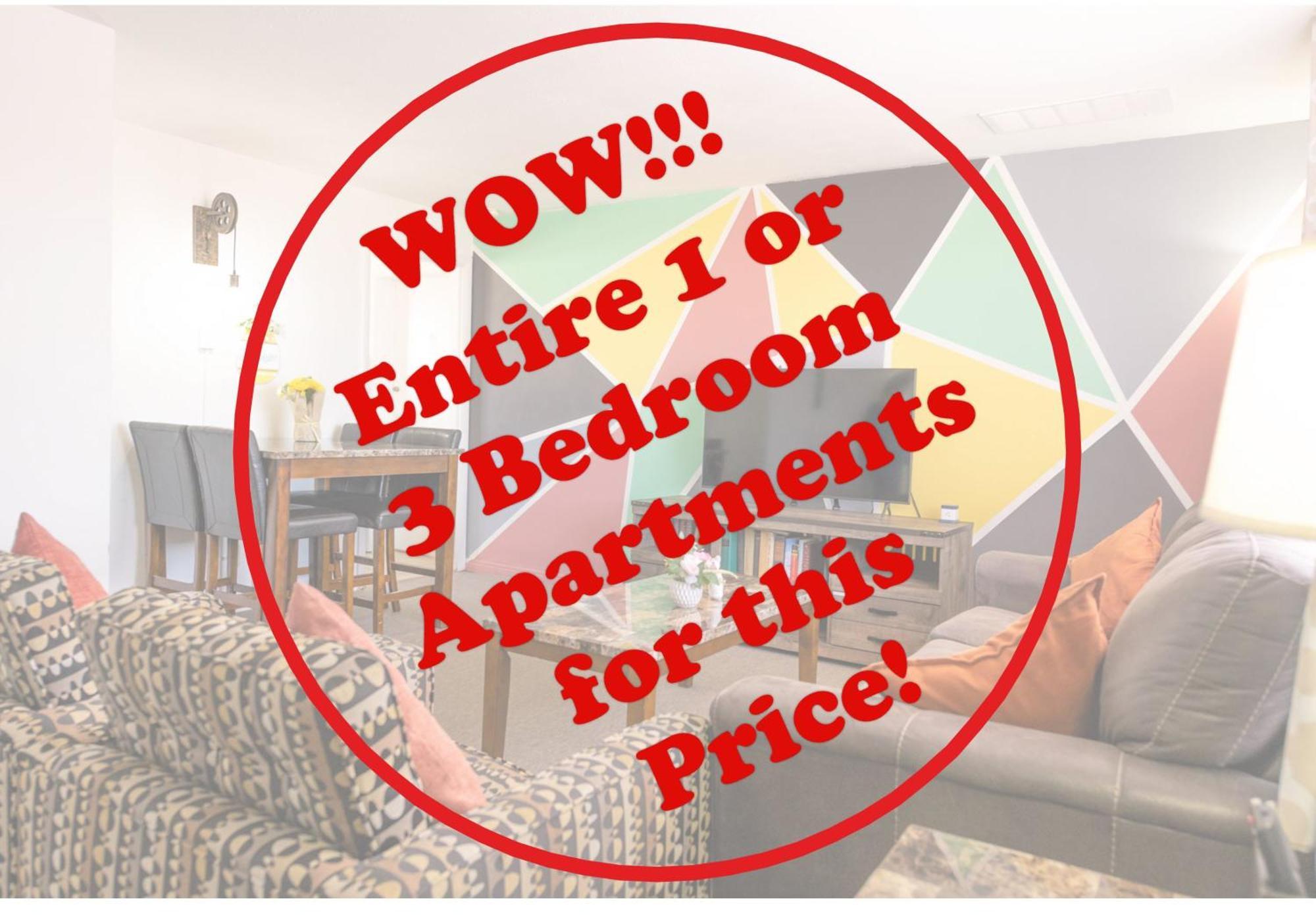 1 Or 3 Bedroom Apartment With Full Kitchen Page Luaran gambar